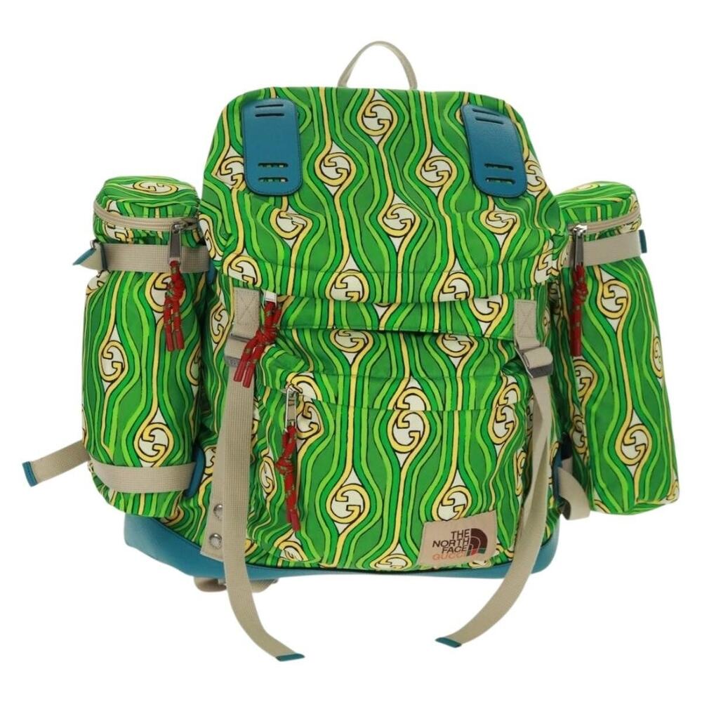 Gucci Nylon The North Face Backpack Green